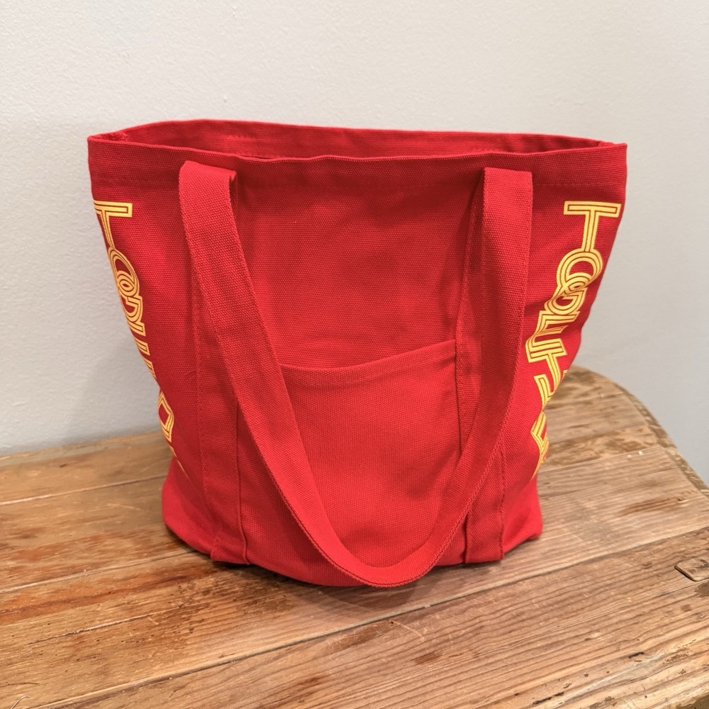 Harry Styles Together Together Tour Tote Bag Pop Up Exclusive Red Canvas 16x13 - Picture 2 of 4